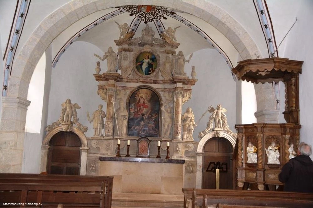 Innenraum Kluskapelle Giershagen Innenraum Kluskapelle Giershagen