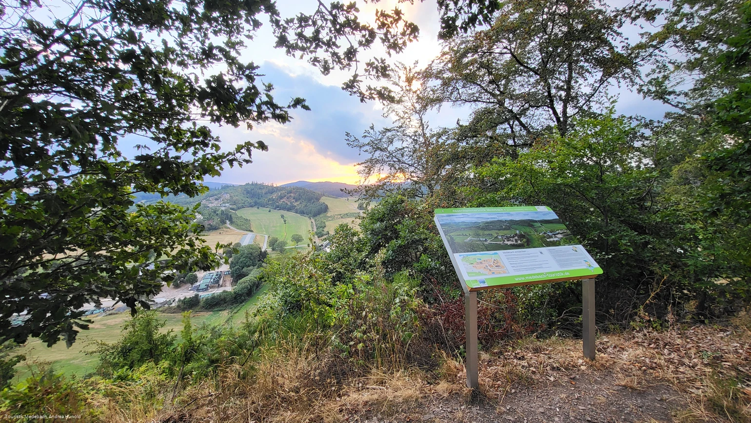 Panoramatafel am Hasenkammerblick