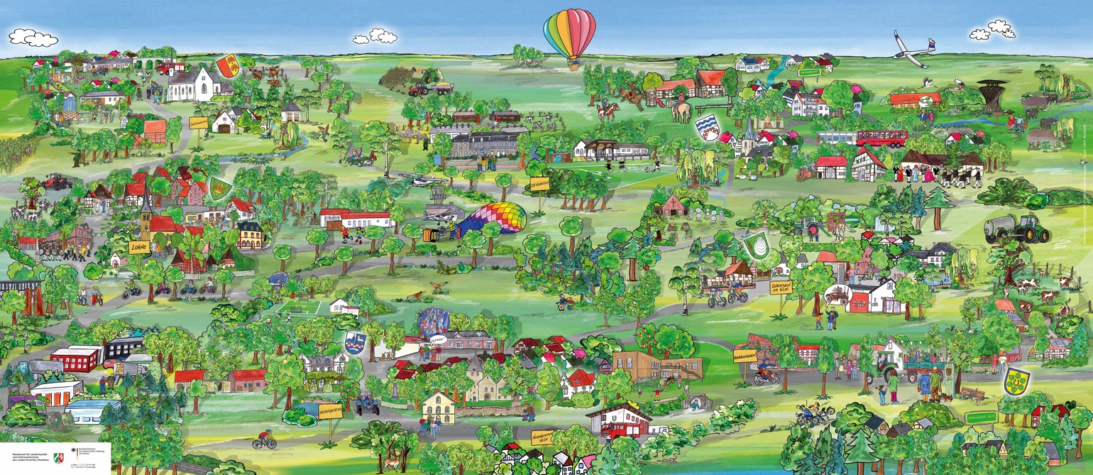 Wimmelbild Bad Sassendorf