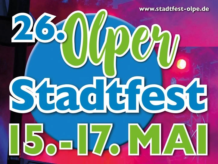 Stadtfest Olpe 2026 - Ankündigung