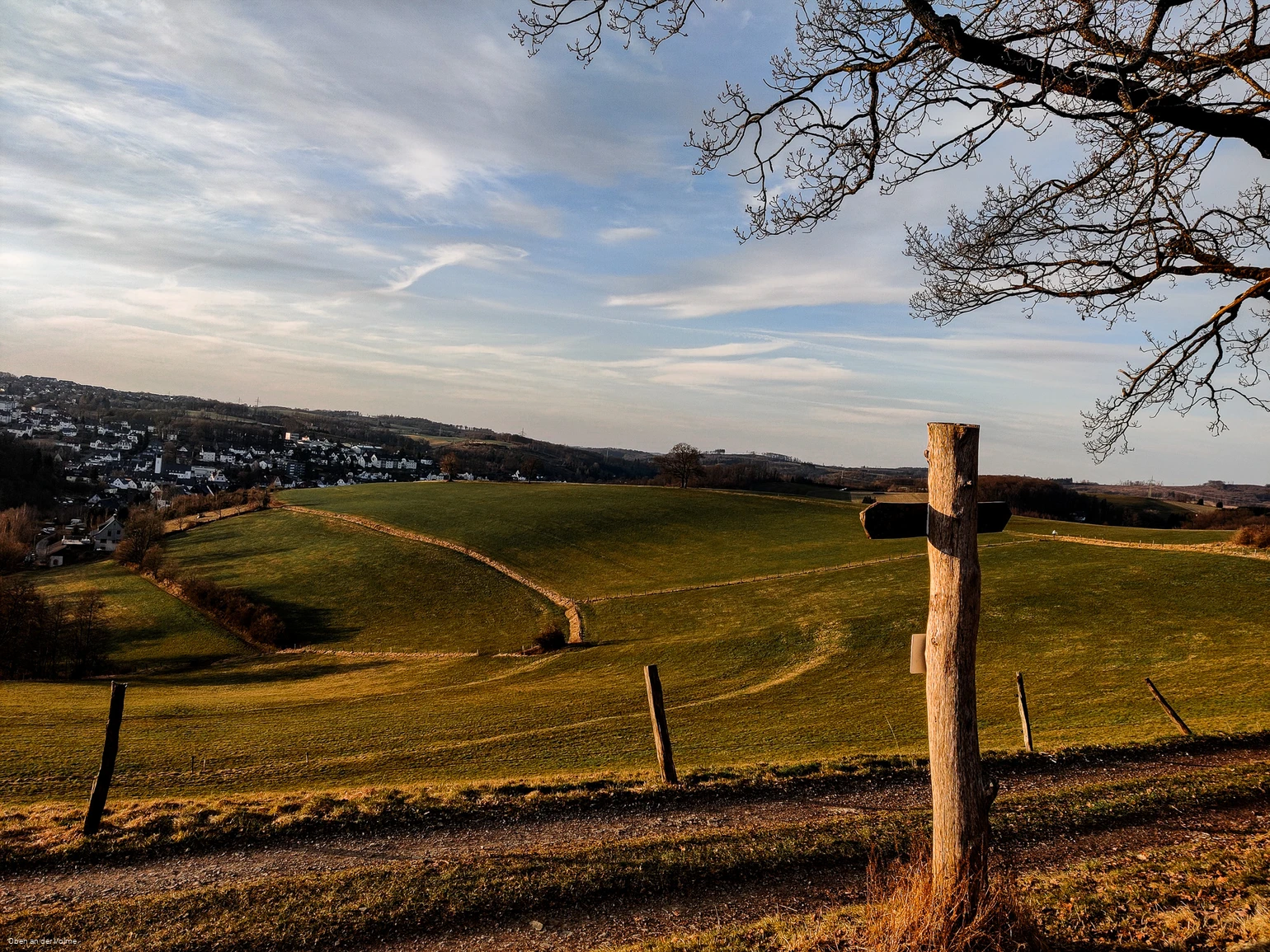 Scheuerpfahl Wegweiser
