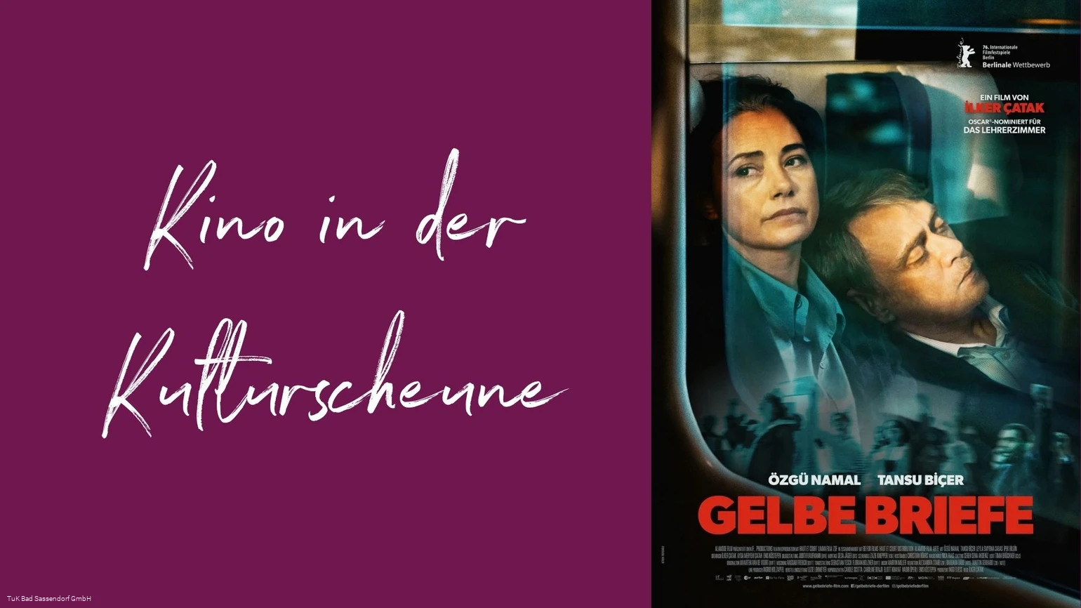 Kino in der Kulturscheune - Gelbe Briefe