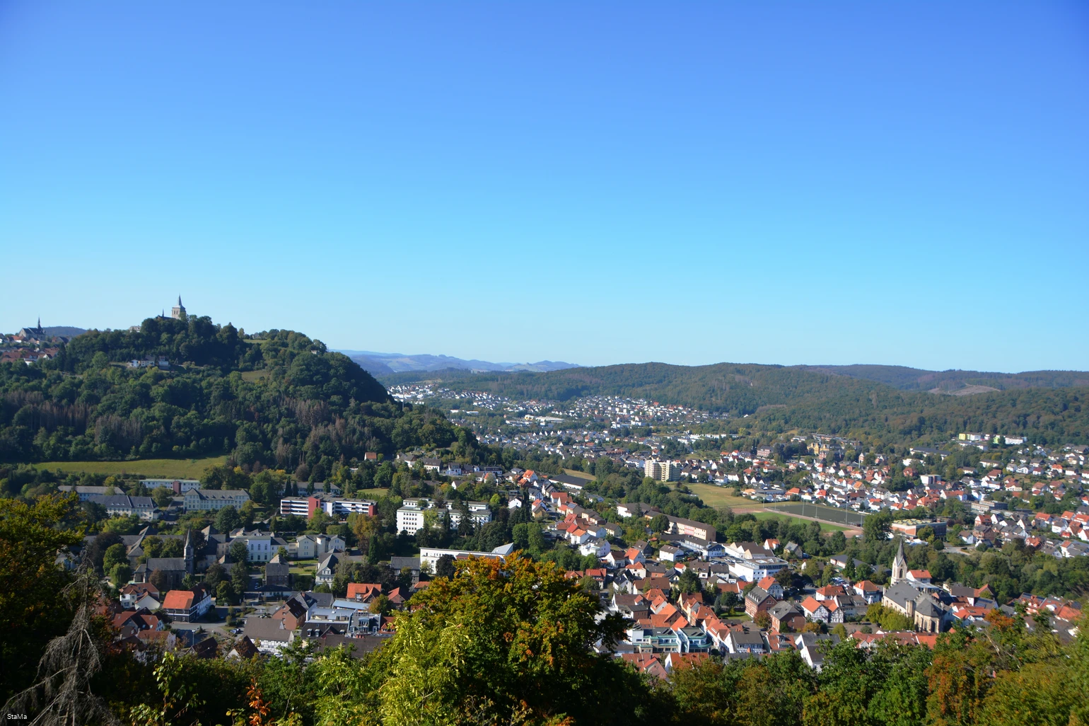 Blick über Marsberg