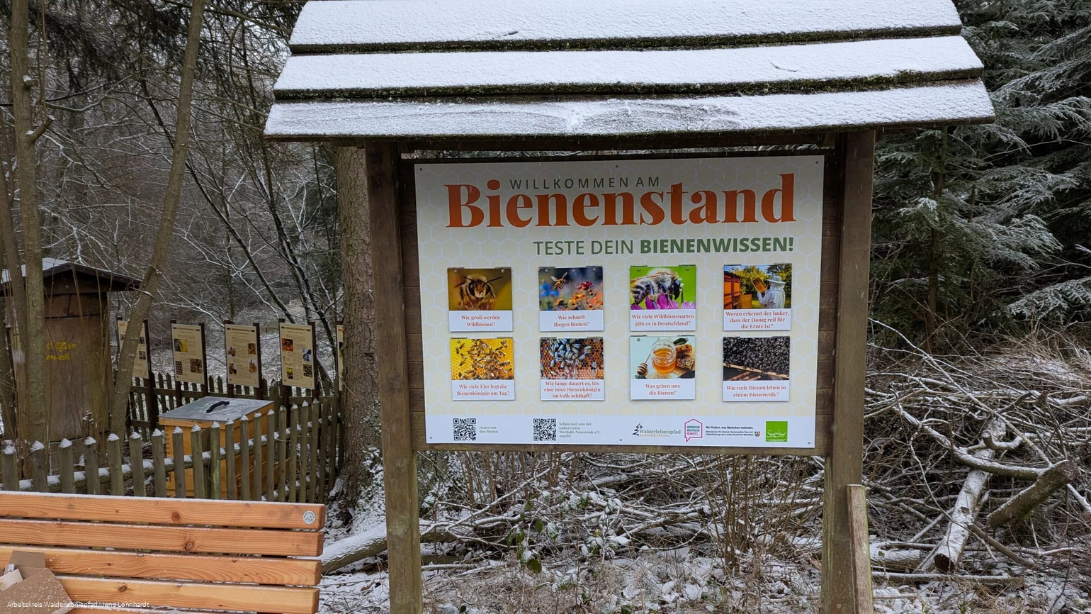 Bienenstand am Walderlebnispfad in Neuenrade