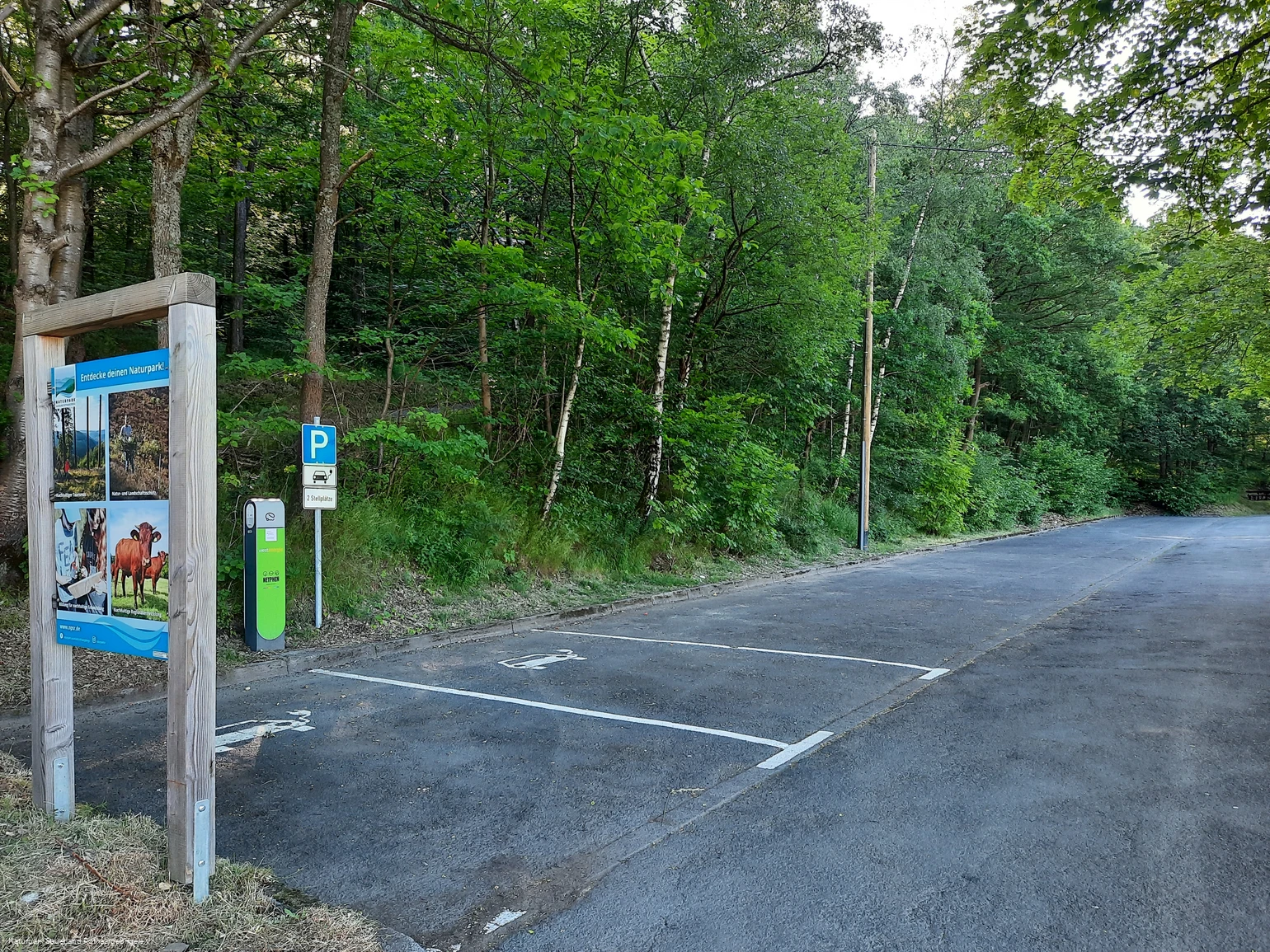 Parkplatz in Netphen-Brauersdorf