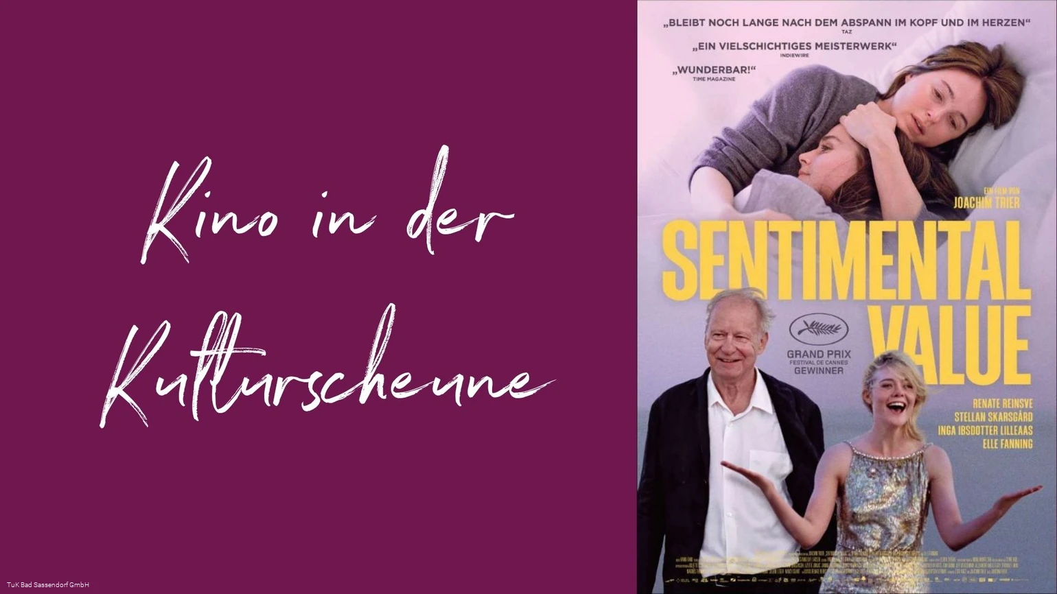 Kino in der Kulturscheune - Sentimental Value