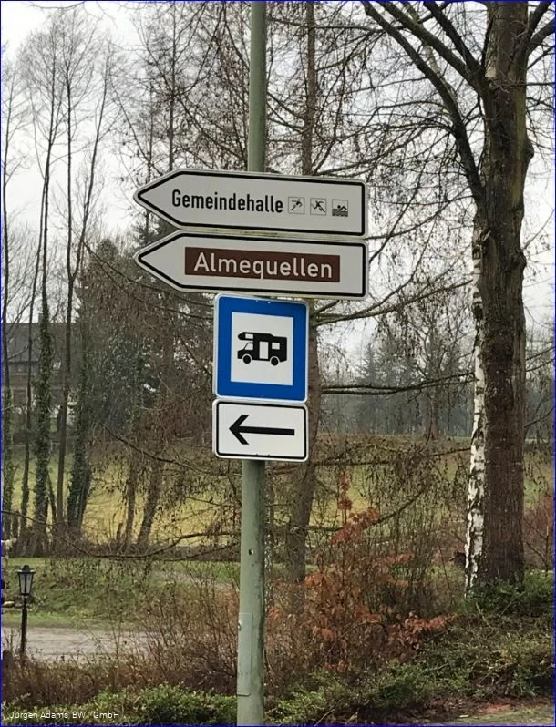 Stellplätze Alme