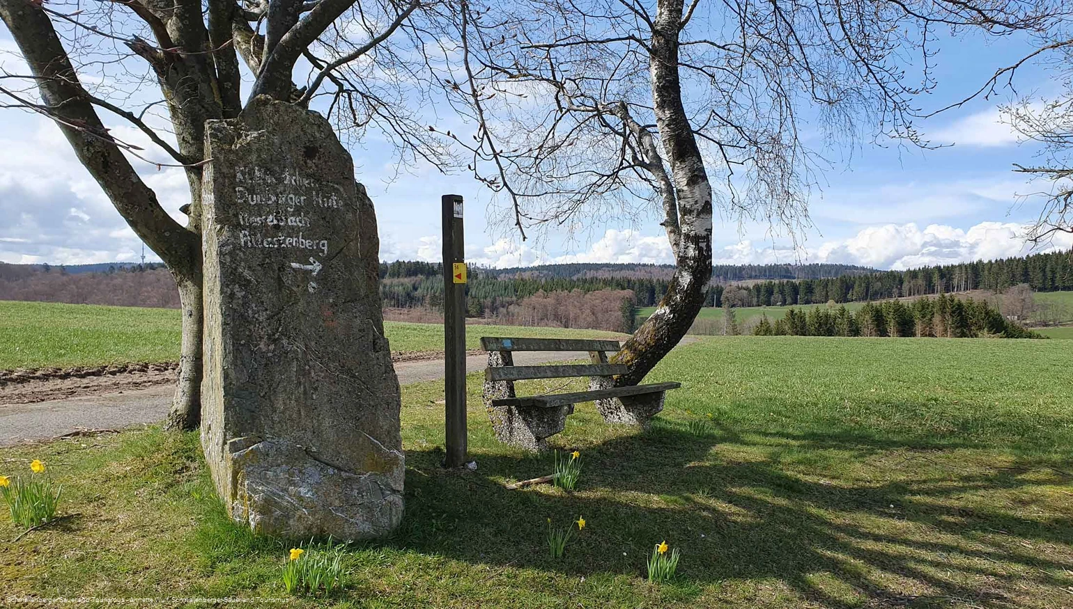 Wegweiser auf dem Heerhagen